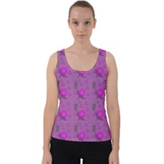 Punk Baby Violet Velvet Tank Top