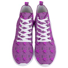 Punk Baby Violet Men s Lightweight High Top Sneakers by snowwhitegirl