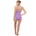 Punk Baby Pink High Neck One Piece Swimsuit View2