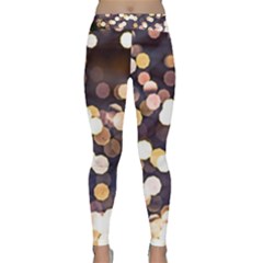 Bright Light Pattern Classic Yoga Leggings by FunnyCow