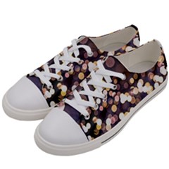 Bright Light Pattern Women s Low Top Canvas Sneakers by FunnyCow