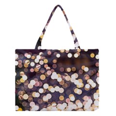 Bright Light Pattern Medium Tote Bag by FunnyCow