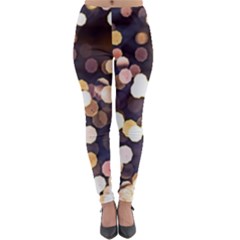 Bright Light Pattern Lightweight Velour Leggings by FunnyCow