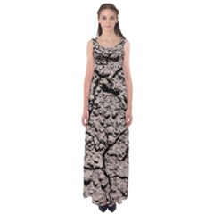 Earth  Dark Soil With Cracks Empire Waist Maxi Dress by FunnyCow