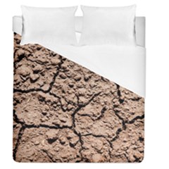 Earth  Light Brown Wet Soil Duvet Cover (queen Size) by FunnyCow