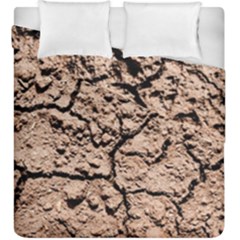 Earth  Light Brown Wet Soil Duvet Cover Double Side (king Size) by FunnyCow