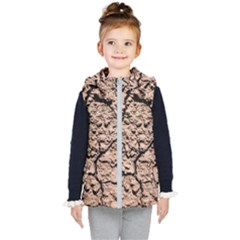 Earth  Light Brown Wet Soil Kid s Hooded Puffer Vest by FunnyCow