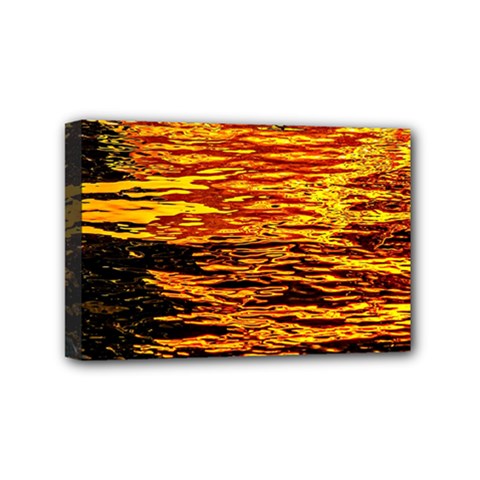 Liquid Gold Mini Canvas 6  X 4  by FunnyCow