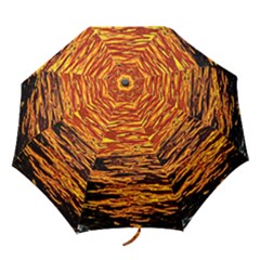 Liquid Gold Folding Umbrellas by FunnyCow