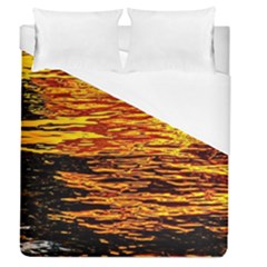 Liquid Gold Duvet Cover (queen Size) by FunnyCow