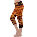 Liquid Gold Capri Yoga Leggings View2