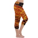 Liquid Gold Capri Yoga Leggings View3