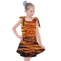 Liquid Gold Kids  Tie Up Tunic Dress by FunnyCow