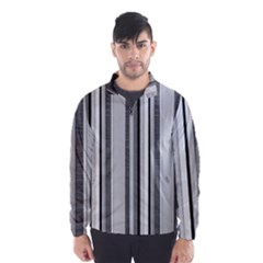 Shades Of Grey Wood And Metal Windbreaker (men) by FunnyCow