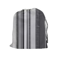 Shades Of Grey Wood And Metal Drawstring Pouches (extra Large) by FunnyCow