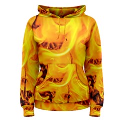 Fire And Flames Women s Pullover Hoodie by FunnyCow