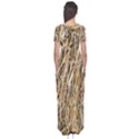 Dry Hay Texture Short Sleeve Maxi Dress View2