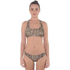 Dry Hay Texture Cross Back Hipster Bikini Set by FunnyCow