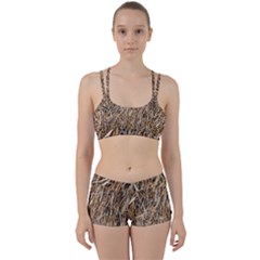 Dry Hay Texture Women s Sports Set by FunnyCow