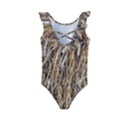 Dry Hay Texture Kids  Frill Swimsuit View2