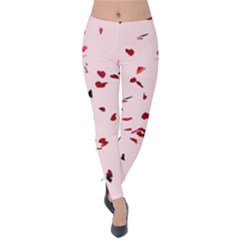 Love Is In The Air Velvet Leggings by FunnyCow