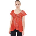 Grunge Red Tarpaulin Texture Lace Front Dolly Top View1