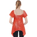 Grunge Red Tarpaulin Texture Lace Front Dolly Top View2