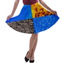 The Fifth Inside Funny Pattern A-line Skater Skirt View1