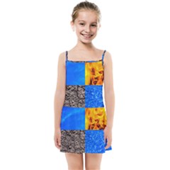 The Fifth Inside Funny Pattern Kids Summer Sun Dress