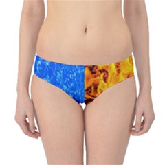 The Fifth Inside Vertical Pattern Hipster Bikini Bottoms by FunnyCow