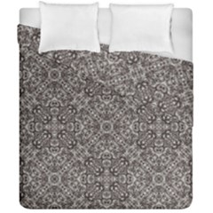 Luxury Modern Baroque Pattern Duvet Cover Double Side (california King Size) by dflcprints