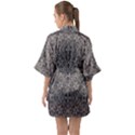 Luxury Modern Baroque Pattern Quarter Sleeve Kimono Robe View2