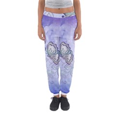 Wonderful Butterlies With Flowers Women s Jogger Sweatpants by FantasyWorld7