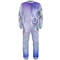 Wonderful Butterlies With Flowers Onepiece Jumpsuit (men)  by FantasyWorld7