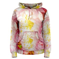 Pink Flowering Almond Flowers Women s Pullover Hoodie by FunnyCow