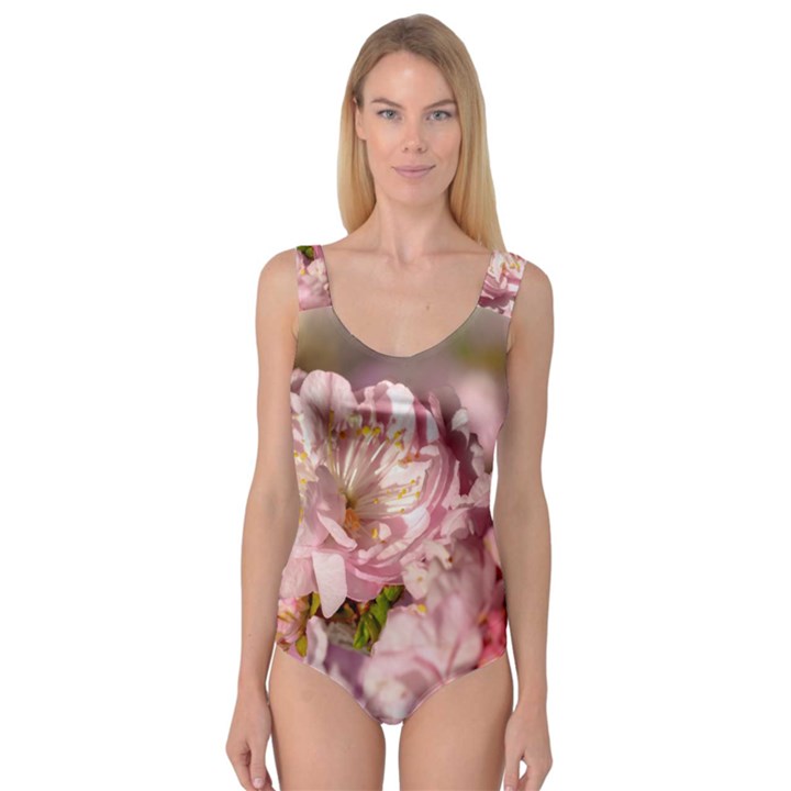 Beautiful Flowering Almond Princess Tank Leotard 