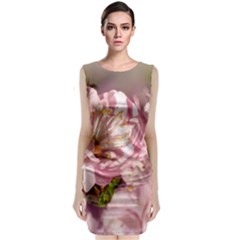 Beautiful Flowering Almond Classic Sleeveless Midi Dress by FunnyCow