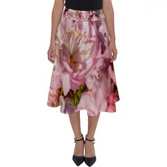 Beautiful Flowering Almond Perfect Length Midi Skirt by FunnyCow