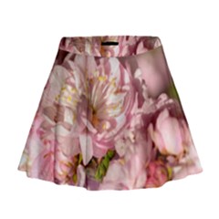 Beautiful Flowering Almond Mini Flare Skirt by FunnyCow