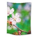 Sakura Flowers On Green Medium Tapestry View1