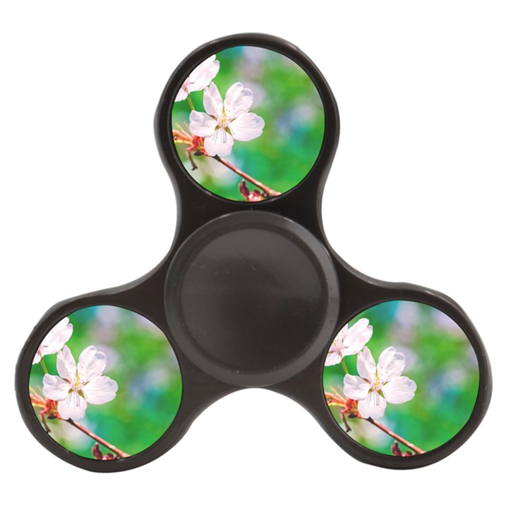 Sakura Flowers On Green Finger Spinner