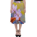 Sakura Flowers On Yellow Folding Skater Skirt View1