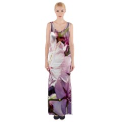 Sakura In The Shade Maxi Thigh Split Dress by FunnyCow