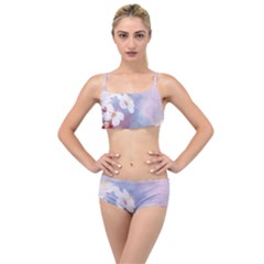 Pink Mist Of Sakura Layered Top Bikini Set by FunnyCow