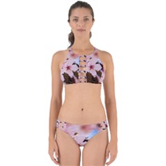 Three Sakura Flowers Perfectly Cut Out Bikini Set by FunnyCow