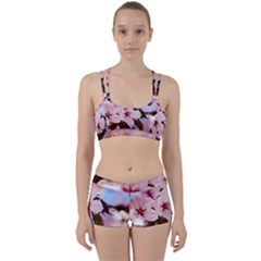 Three Sakura Flowers Women s Sports Set by FunnyCow