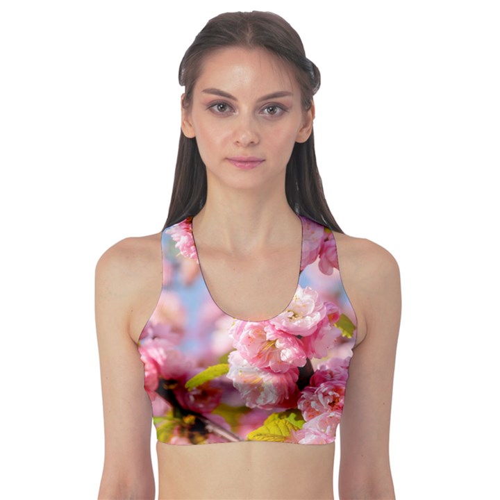 Flowering Almond Flowersg Sports Bra