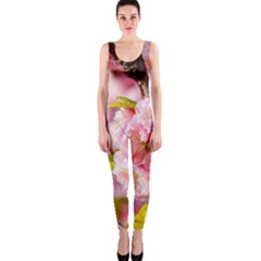 Flowering Almond Flowersg One Piece Catsuit by FunnyCow