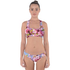 Flowering Almond Flowersg Cross Back Hipster Bikini Set by FunnyCow