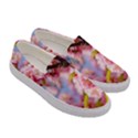 Flowering Almond Flowersg Women s Canvas Slip Ons View3